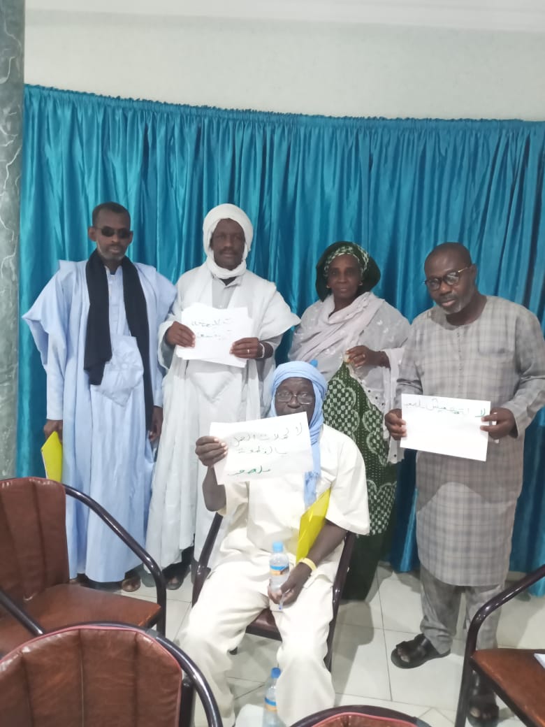 وقفة أحتجاجية بمدينة داخلت نواذيبو أثناء ورشة تفتيش اللحوم بتاريخ :2022.11.19