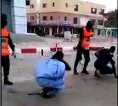 لقطة من الفيدو الذي تم الفصل على خلفيته