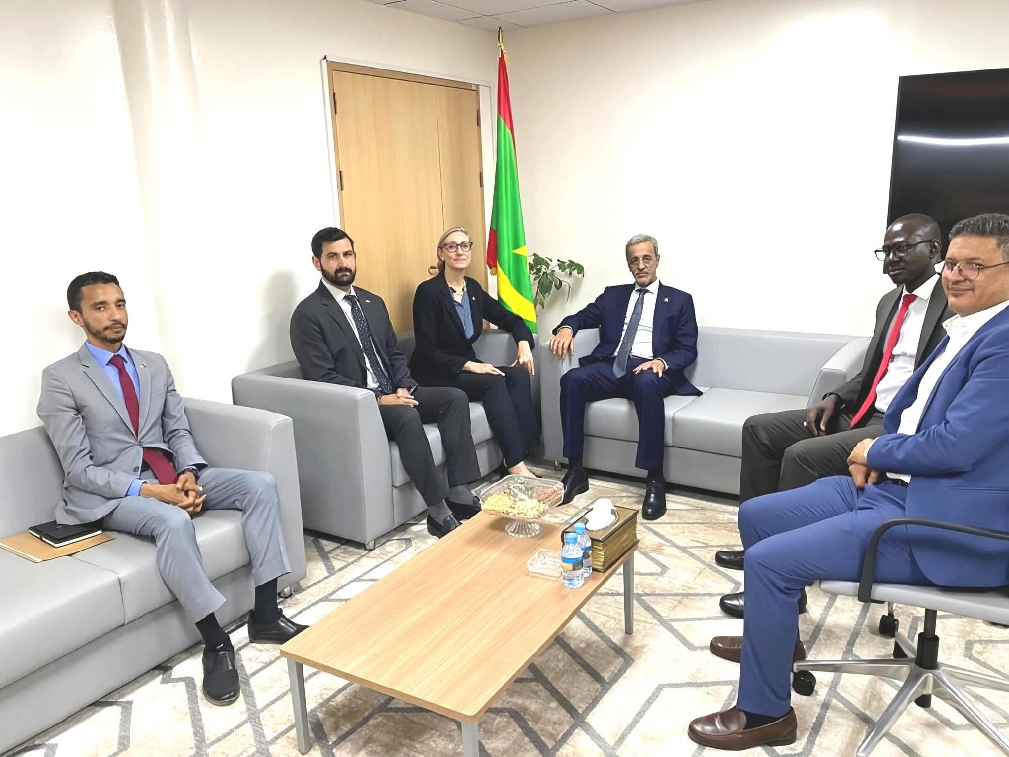مباحثات موريتانية آمريكية لتعزيز التعاون في مجال المعادن