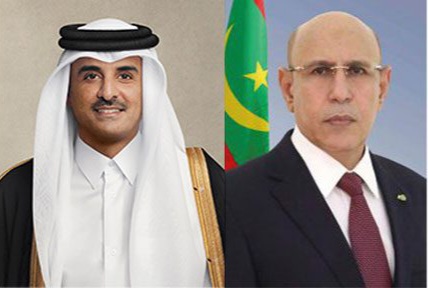 غزواني يعزي في وفاة والد أمير دولة قطر