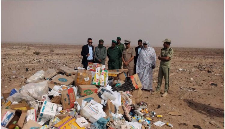 مصالح الرقابة بآدرار تتلف كميات كبيرة من المواد غير الصالحة للاستهلاك