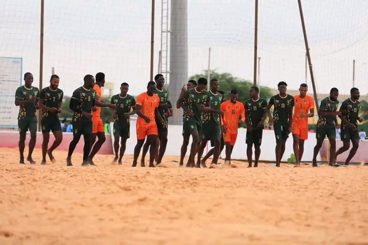 المنتخب الوطني لكرة القدمم الشاطئية يختتم معسكره الاعدادي بانواكشوط استعدادا لمواجهة كوت ديفوار